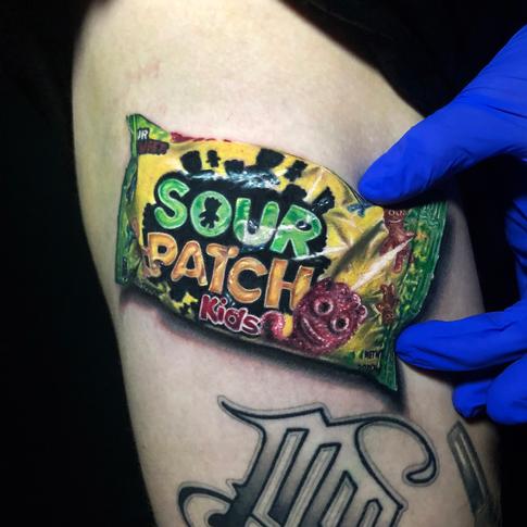 Sour Patch Kids Tattoo
